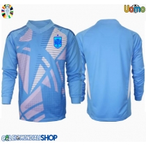 Maglie da calcio Spagna Portiere Prima Maglia Europei 2024 Manica Lunga